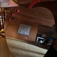 Specchio da bagno a forma di Mela