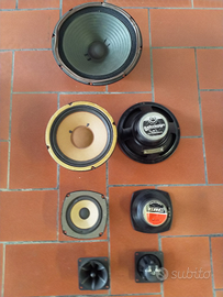 Kit altoparlanti vintage, auto d'epoca