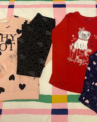 Completo bambina 8/9 anni