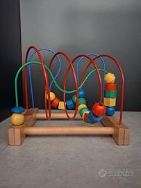 ottovolante palline in legno 