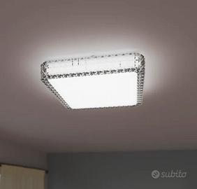 Plafoniera diamond led da parete o soffitto 28x28