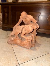 Scultura arte argilla cotta