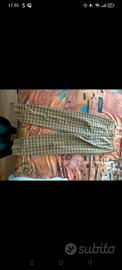 pantaloni dritti a quadri 