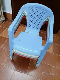 4 sedie per bambini 