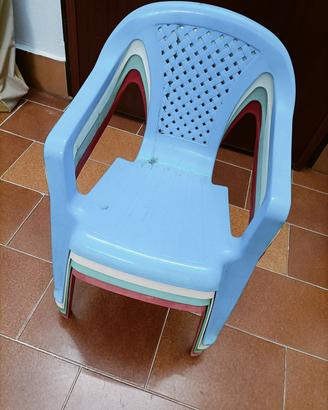 4 sedie per bambini 