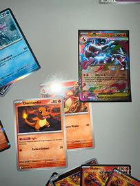 COPPIA CHARIZARD X EX, fiamme spettrali 🖤🔥