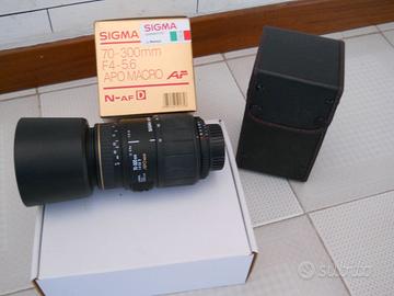 obbiettivo Sigma 70-300mm F4-5.6 Apo Macro N-AF D