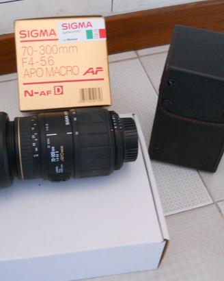 obbiettivo Sigma 70-300mm F4-5.6 Apo Macro N-AF D