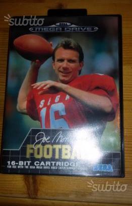 Gioco Joe montana football per sega mega drive