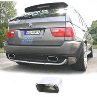 TERMINALE SCARICO UNIVERSALE IN ACCIAIO INOSSIDABI