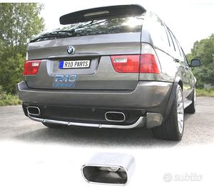 TERMINALE SCARICO UNIVERSALE IN ACCIAIO INOSSIDABI