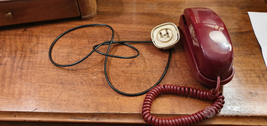 Telefono vintage Sip GHIBLI rosso anni 80