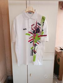 Polo Fila Italy Tennis Vintage Sportswear Casual 