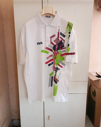 Polo Fila Italy Tennis Vintage Sportswear Casual 