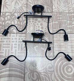 Lampadari colore nero Singolo €15 coppia €20