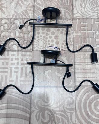 Lampadari colore nero Singolo €15 coppia €20