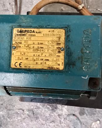 autoclave/ elettropompa calpeda ncam60E made in it