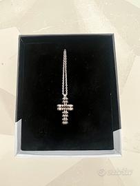 📿 Boccadamo Man – Collana con Croce in Acciaio