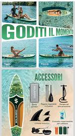 🏄 Tavola SUP Gonfiabile SOLAVERO 335 cm Nuova 