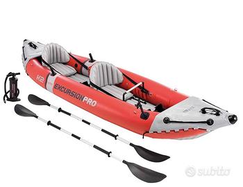 Canoa per due persone intex excursion pro k2
