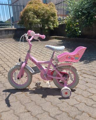 bicicletta bambina con rotelle