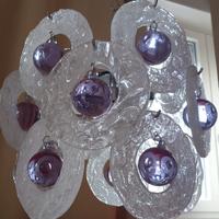 Lampadario vetro Murano Gino Vistosi