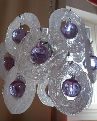 Lampadario vetro Murano Gino Vistosi