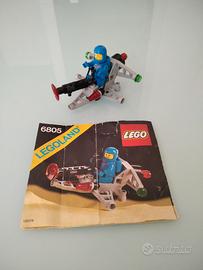 Set lego spazio/space 6805 completo con figure e i