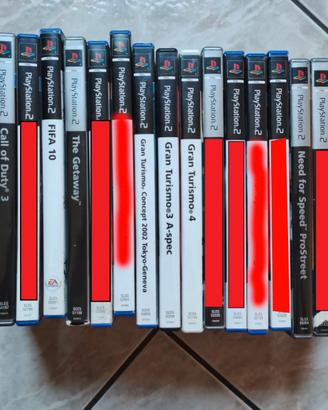Giochi PS2 + 3 joystick