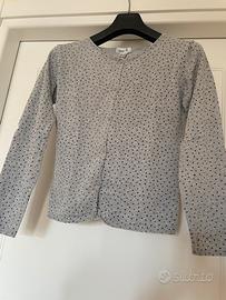 cardigan  12 anni grigio strass La Redoute