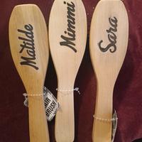 spazzola in legno personalizzata 