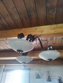 Lampadario e piantana