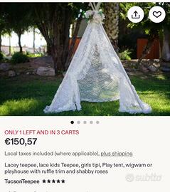 Tenda in pizzo Tee per adulti