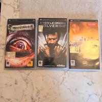 PSP Giochi Manhunt2+Wolverine+Ned for Speed