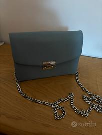 Borsa a tracolla celeste