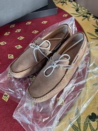 Mocassino beige camoscio 43