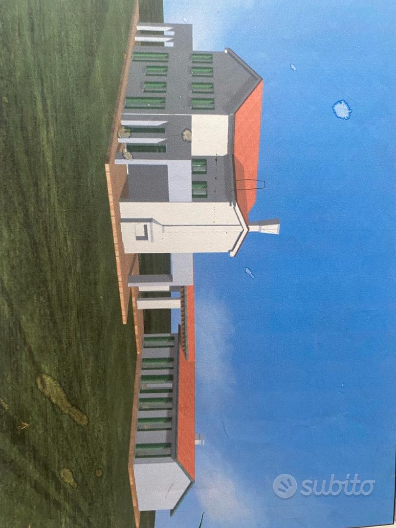 Terreno parzialmente edificato con progetto - Vista 2