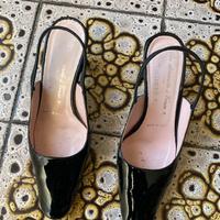 Scarpe donna decolletè aperte dietro