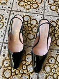 Scarpe donna decolletè aperte dietro