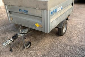 carrello LONGO LA400 Frenato+gabbia cani su misura