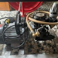 Motopompa elettrica monofase con tubo 100m