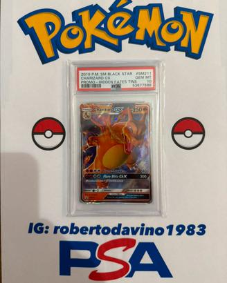 Charizard GX Promo Black Star SM211  Psa10