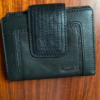 Portafoglio donna Dek‘her cuoio nero