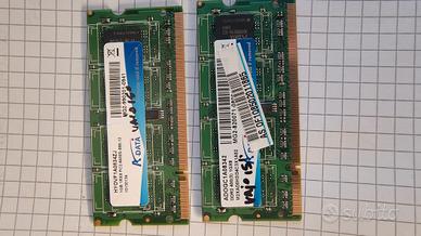 2x 1 GB DDR2 800 MHz AData