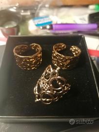 ANELLI  DORATI UOMO/DONNA 