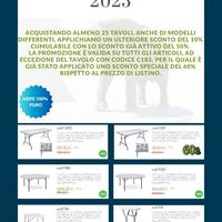 Tavoli Professionali per Ristoranti, Catering