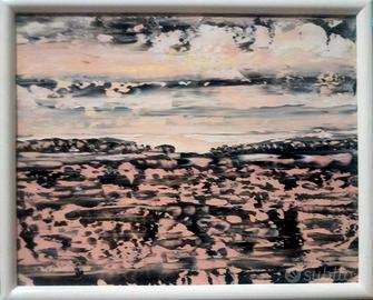 Dipinto a olio su legno 24 x 30 cm con cornice