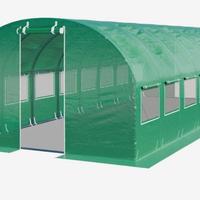 serra tunnel orto 8x4m telo in PE verde