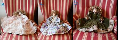 BAMBOLE IN PORCELLANA Nove di Bassano d.G.