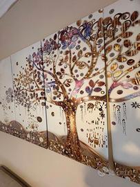 Set 5 quadri albero della vita